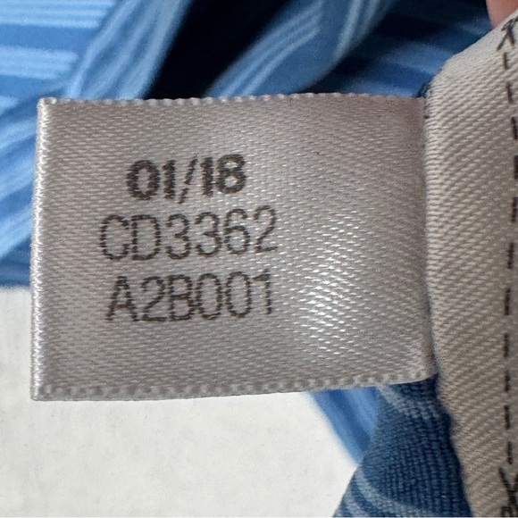 Adidas Golf Polo Shirt Blue Stripe Men’s S – Bethesda Logo - Picture 6 of 8